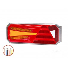 ΦΑΝΑΡΙ ΠΙΣΩ ΑΡΙΣΤΕΡΟ  LED 12/24V 8 ΛΕΙΤΟΥΡΓΙΕΣ ΜΕ ΔΥΝΑΜΙΚΟ ΦΛΑΣ LUMINEX